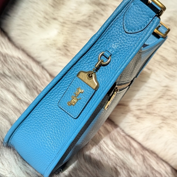 Coach Emery 1941 Crossbody Pacific Blue Large Size - Picture 10 of 16